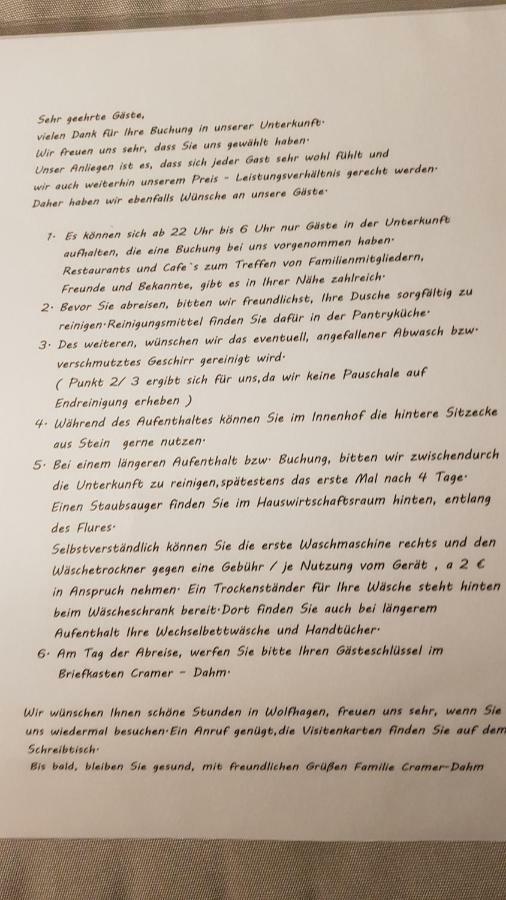 Monteurs-Ferienwohnung Wolfhagen Dış mekan fotoğraf